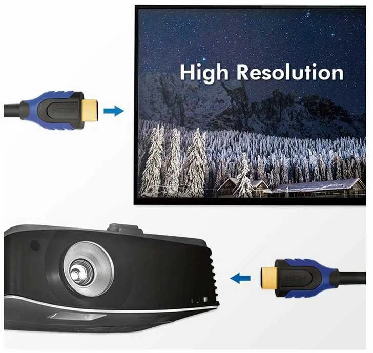 LOGILINK CH0065 LOGILINK – didelės spartos 4K HDMI laidas su eternetu, 4K2K/60Hz, 7,5 m