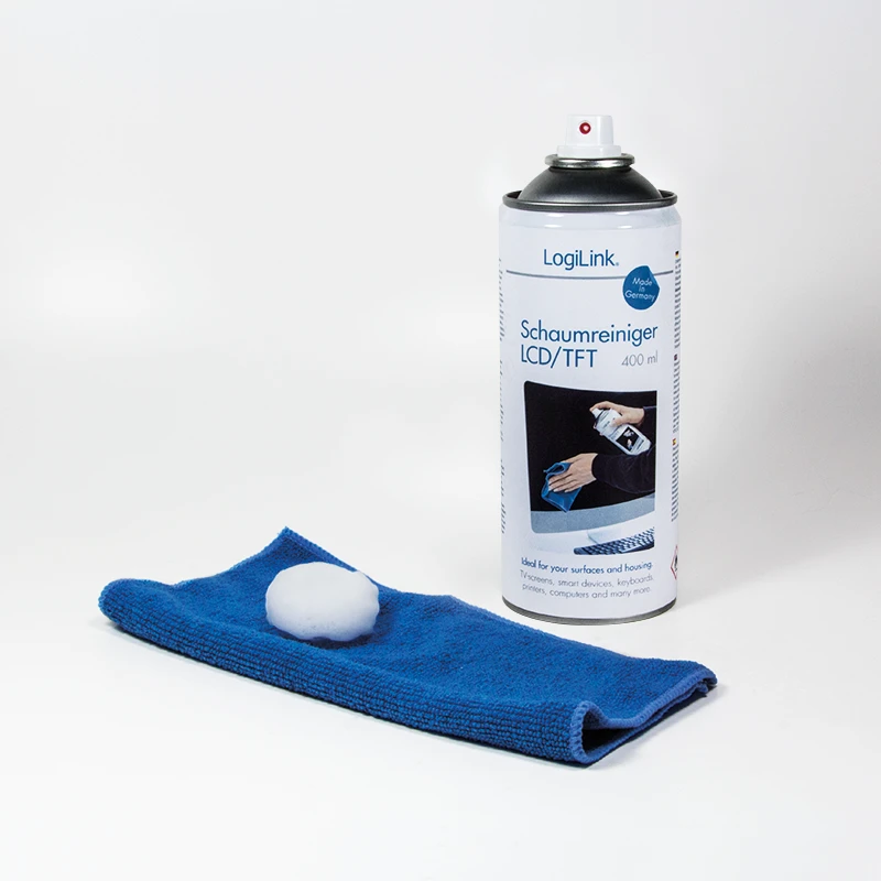 Valiklis LogiLink Prisijungti | RP0012 | Foam Cleaner LCD / TFT ekranams | 400 ml
