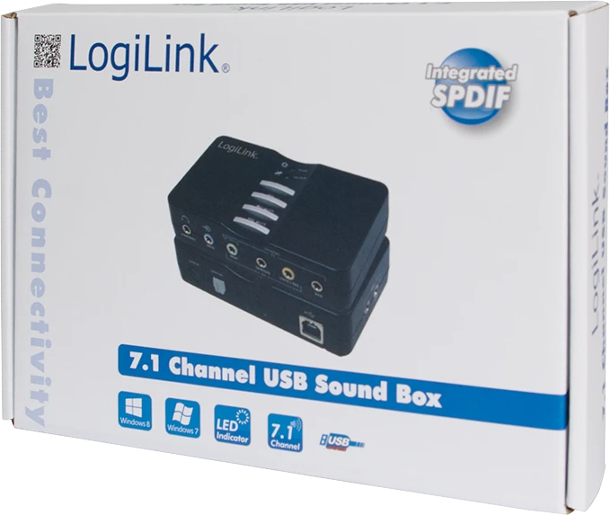 LogiLink Prisijungti | USB garso dėžutė 7.1 8 kanalų | UA0099