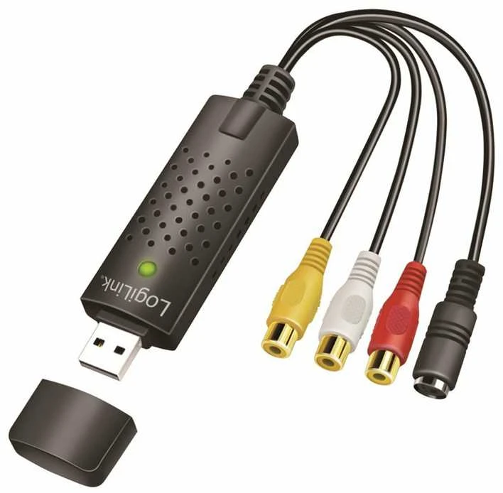 „Logilink“ | USB 2.0 A/V adapteriai, USB-A/M į 3x RCA + Mini-DIN 5/F, „Windows 11“ | VG0030A