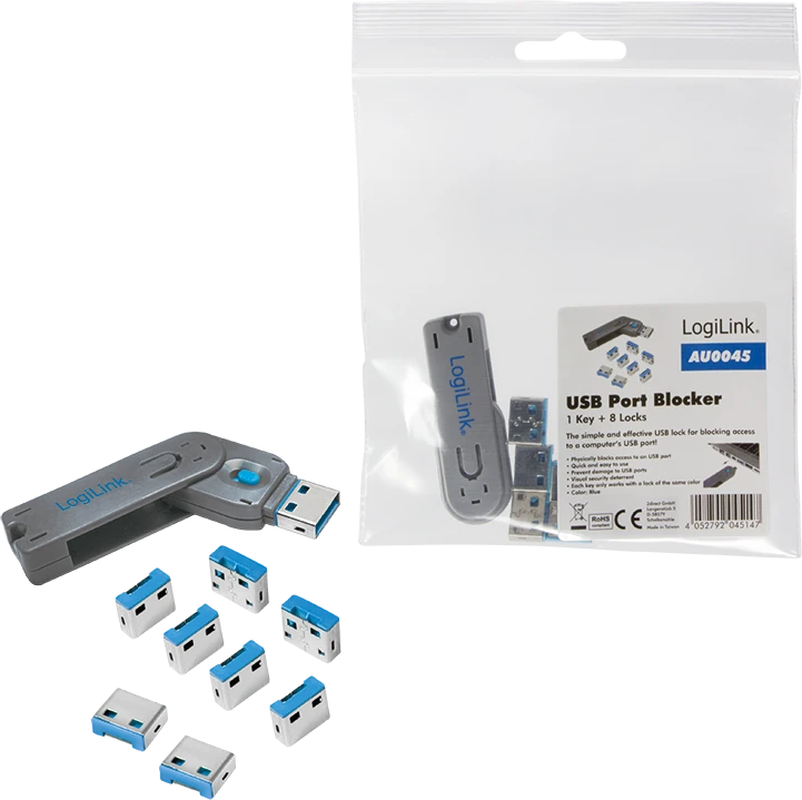 Logilink | USB port blocker | AU0045