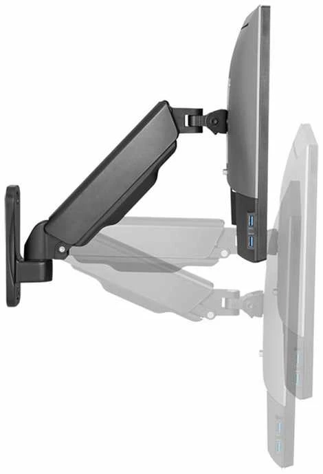 LOGILINK BP0144 Monitorius Sieninis laikiklis 17-32 colių plieninės dujinės spyruoklės svirties ilgis: 290 mm