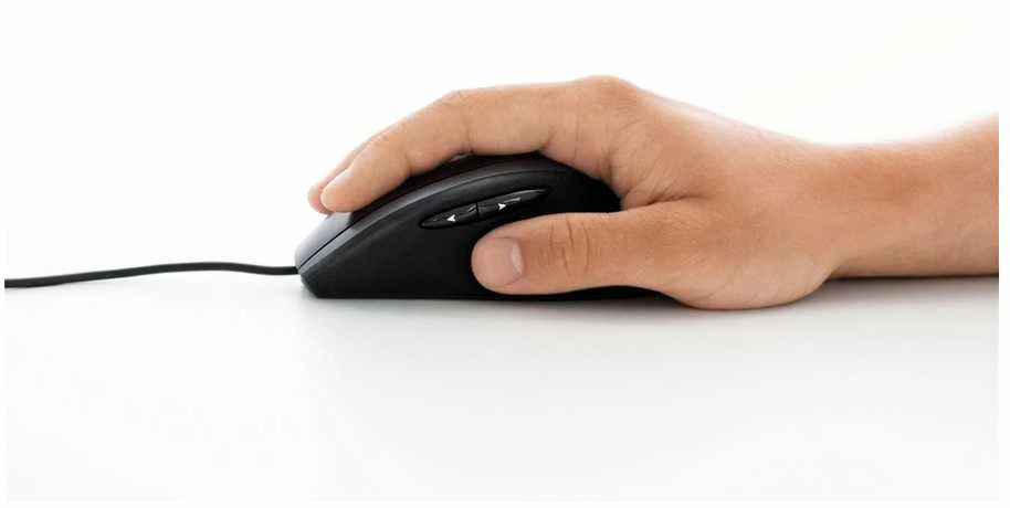 Logitech M500 Advanced Laidinė pelė, USB Type-A, Optinė, 4000 DPI, Juoda