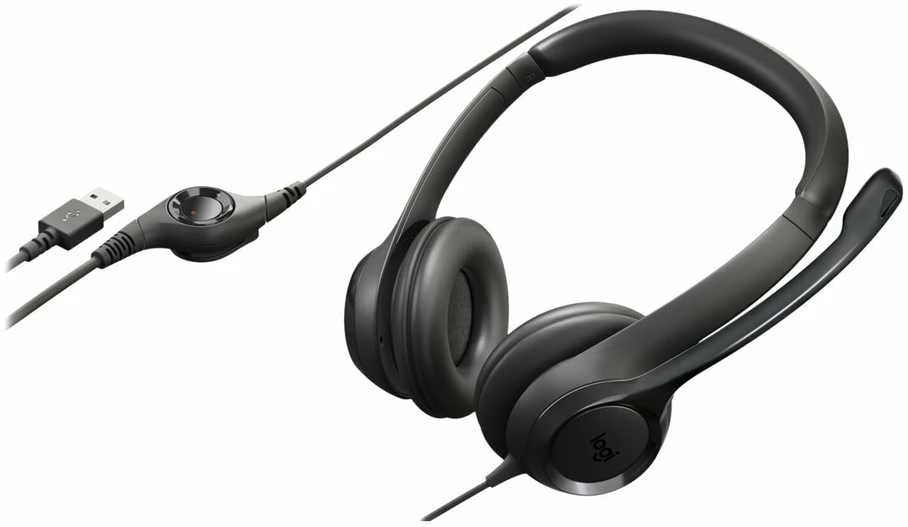 Universalios ausinės Logitech H390, su mikrofonu, USB jungtis