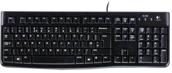 Laidinis klaviatūros ir pelės komplektas Logitech MK120, International išdėstymas