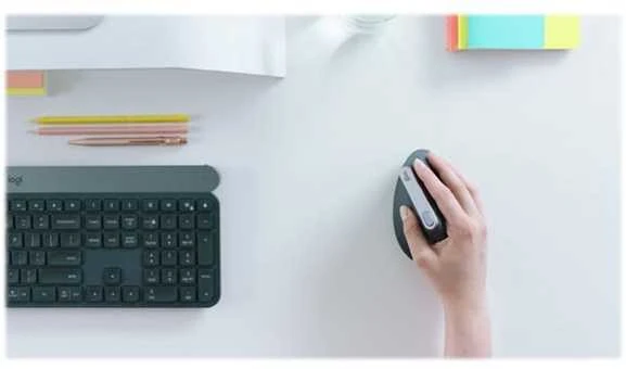 Belaidė pelė Logitech MX Vertical, pilka