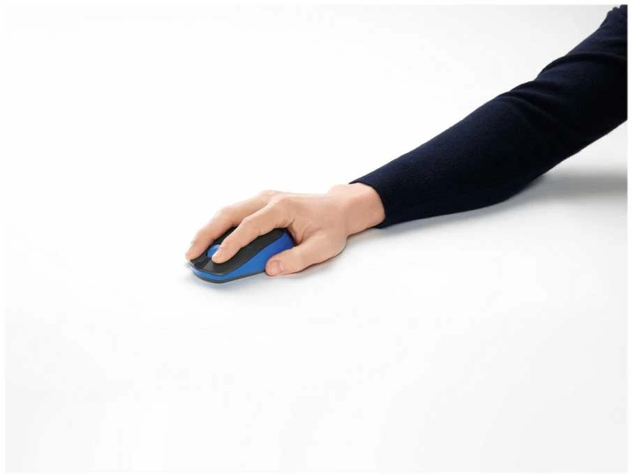 Belaidė pelė Logitech M190, mėlynos spalvos