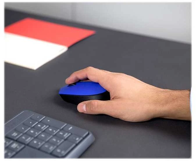 Belaidė pelė Logitech M171, mėlyna
