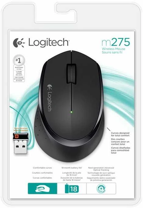 Optinė belaidė pelė Logitech M280 juoda