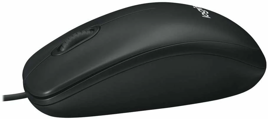 Logitech M100 Laidinė pelė USB-A 1000 DPI, Juoda