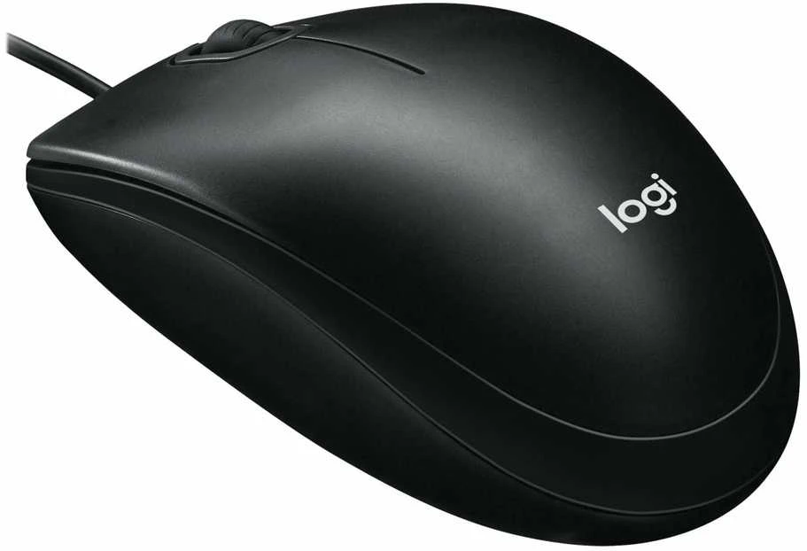 Logitech M100 Laidinė pelė USB-A 1000 DPI, Juoda