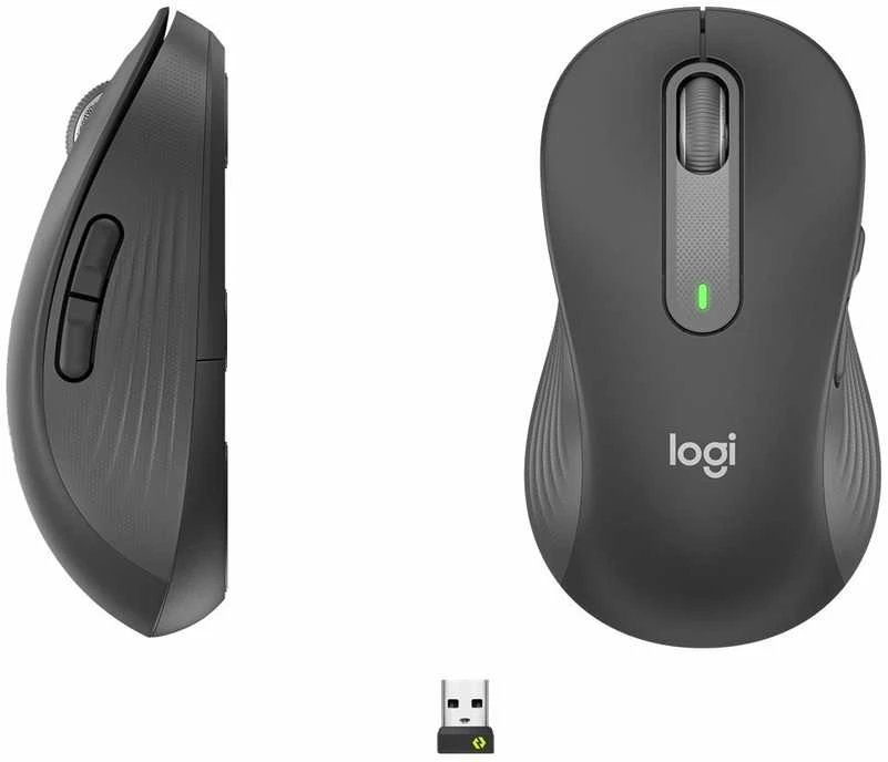Belaidė pelė Logitech Signature M650 L Left, grafito spalvos