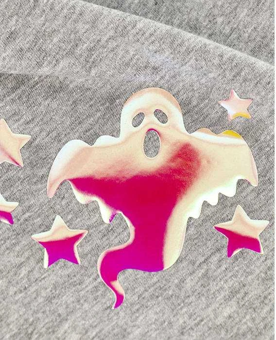 Naplamki Karštieji perkėlimo lipdukai drabužiams Ghosts OZ0010