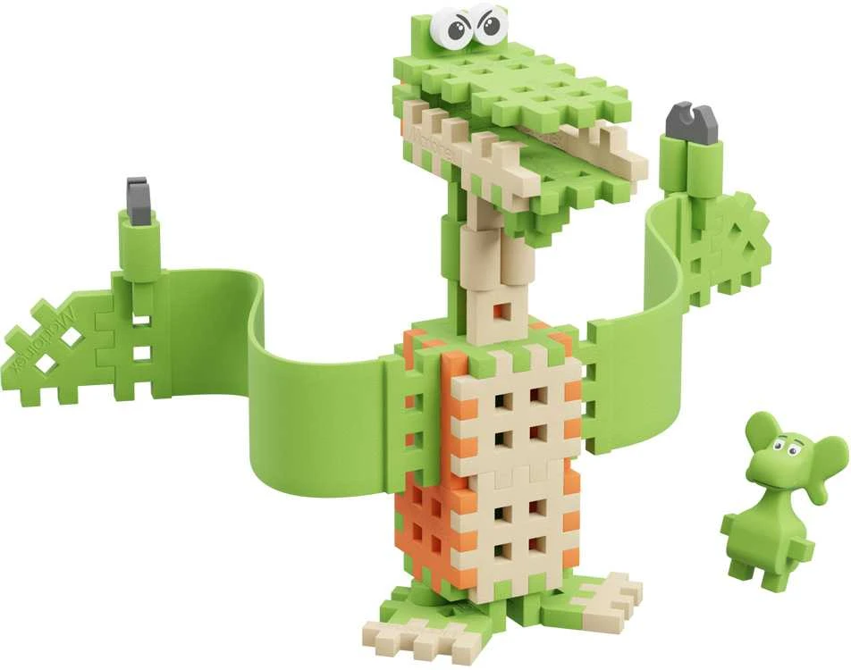 Marioinex Diplodocus ir Pterodactyl mini vaflių blokeliai 60 vnt + figūrėlė ZA5499