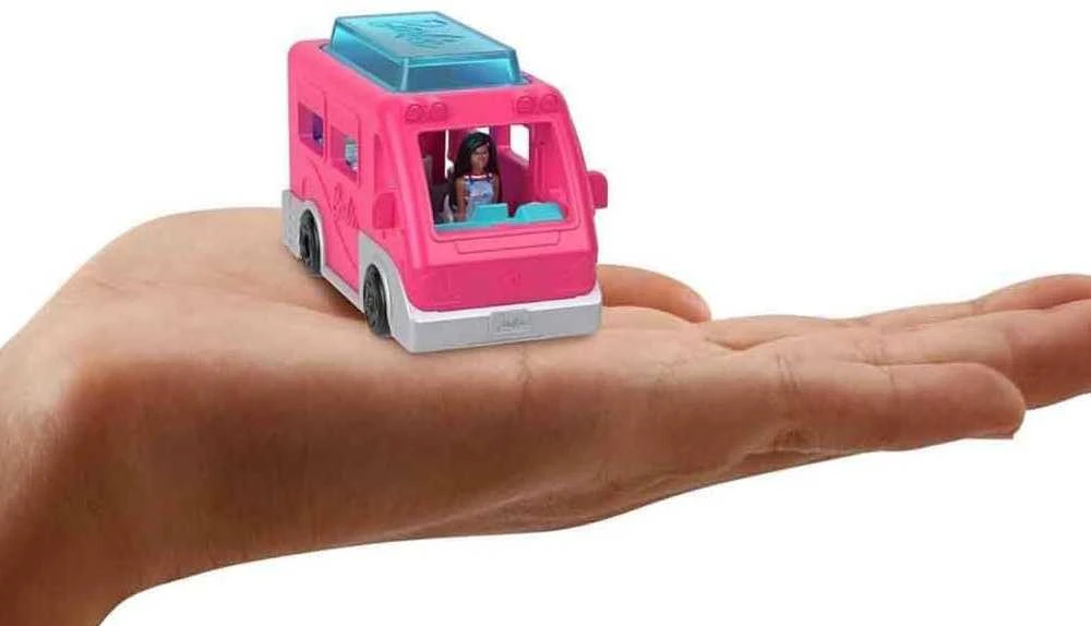 Mattel Mini Barbie Land Tourist Doll + Camper Van ZA6038 C