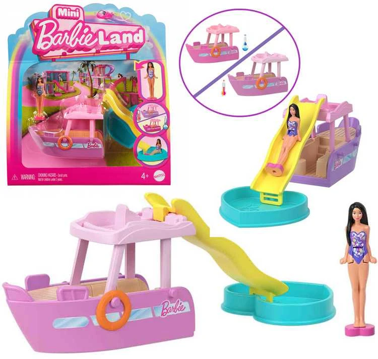 Barbie Mini BarbieLand Doll and Vehicle HYF41