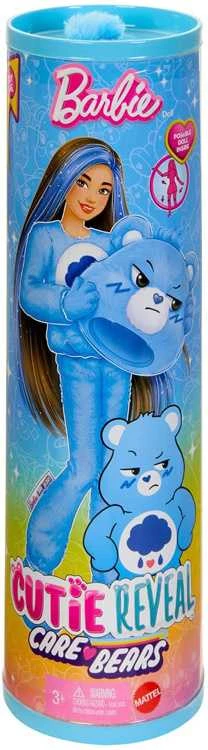 Mattel BARBIE CUTIE REVEAL CARE BEARS siurprizų rinkinys Grumpy Bear (JCN96)