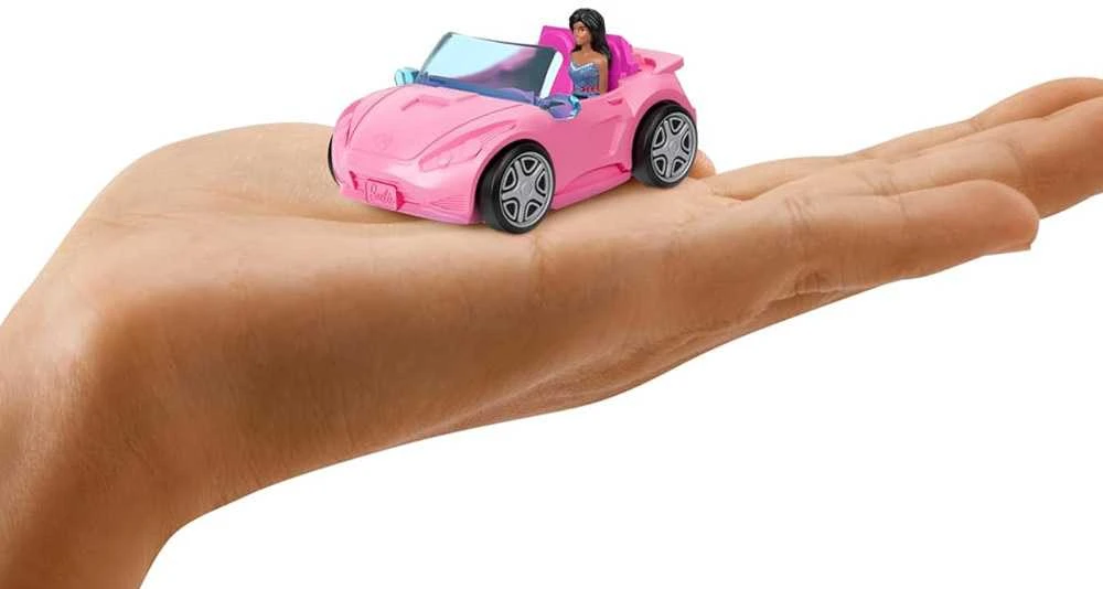 Mattel Mini Barbie Land Doll Driver Vehicle + Convertible Car ZA6038 F