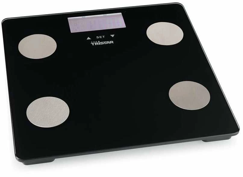 Tristar Asmeninės svarstyklės | WG-2442 | Maksimalus svoris (keliamoji galia) 150 kg | Tikslumas 100 g | Kūno masės indekso (KMI) matavimas | Juodos spalvos