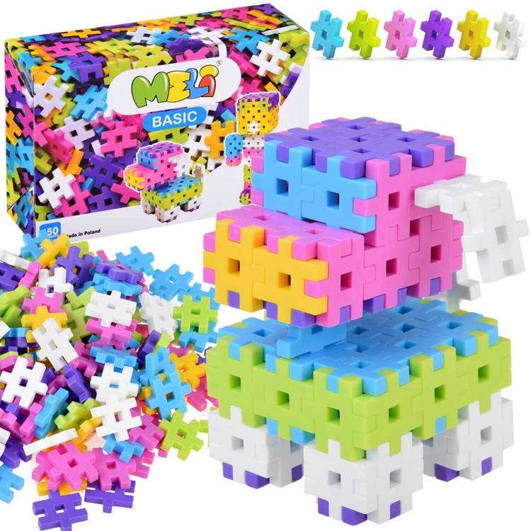 Konstruktorius Meli Basic Pink 150 el.