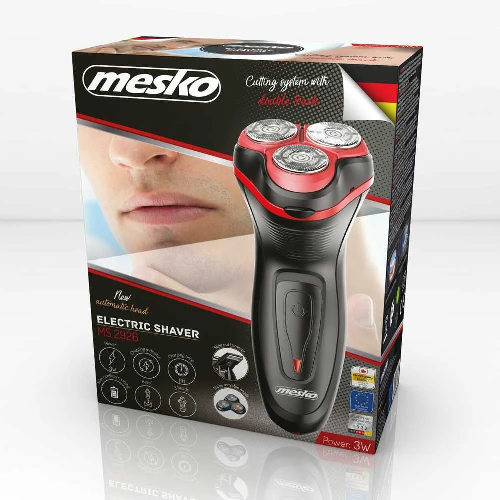 Mesko | Electric Shaver | MS 2926 | Operating time (max) 30 min | NiMH | Juodas