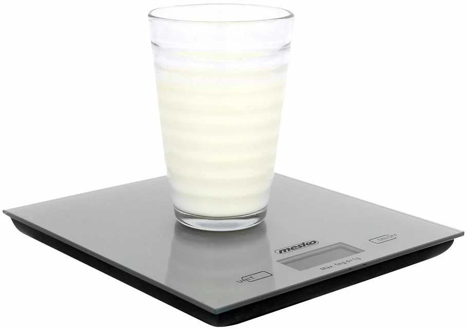 Virtuvinės svarstyklės Mesko | Virtuvės svarstyklės | MS 3145 | Maksimalus svoris (talpa) 5kg | Graduacija 1 g | Ekrano tipo LCD | Sidabrinis