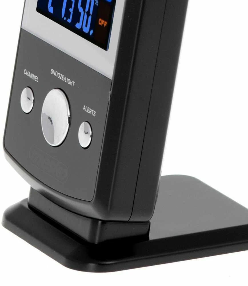 Mesko | MS 1177 | Juodas | Colorful Digital Ekranas | Weather station