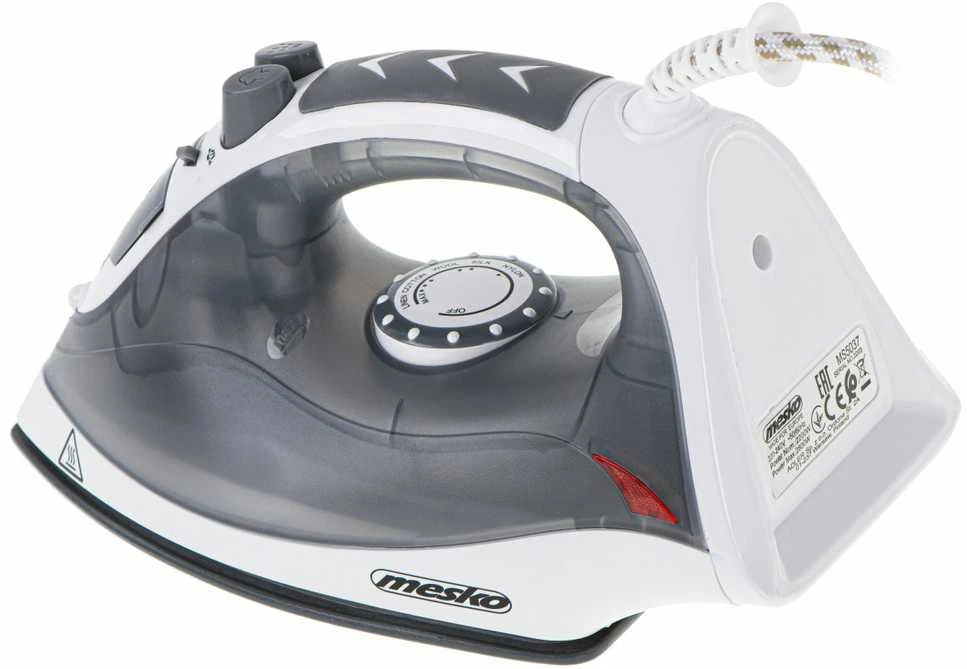 Mesko | MS 5037 | Garų lygintuvas | 2800 W | Vanduo tank capacity 170 ml | Continuous steam 35 g/min | Pilkas
