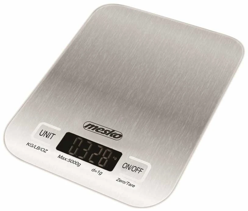 Mesko | Virtuvinės svarstyklės | MS 3169 baltas | Maximum weight (capacity) 5kg | Graduation 1 g | Ekranas type | Inox/Baltas