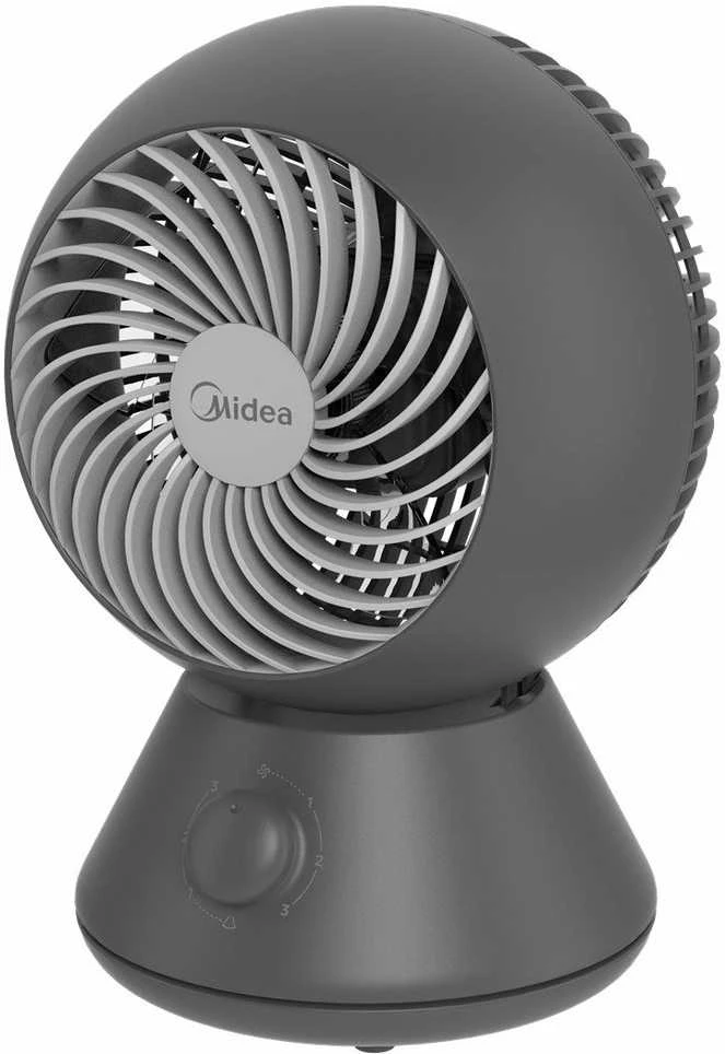 Ventiliatorius Midea Fan | MFT302R0BPK | Table Fan | 30 W | Diameter 15.2 cm | Greičių skaičius 3 | Oscillation | Dark Pilkas