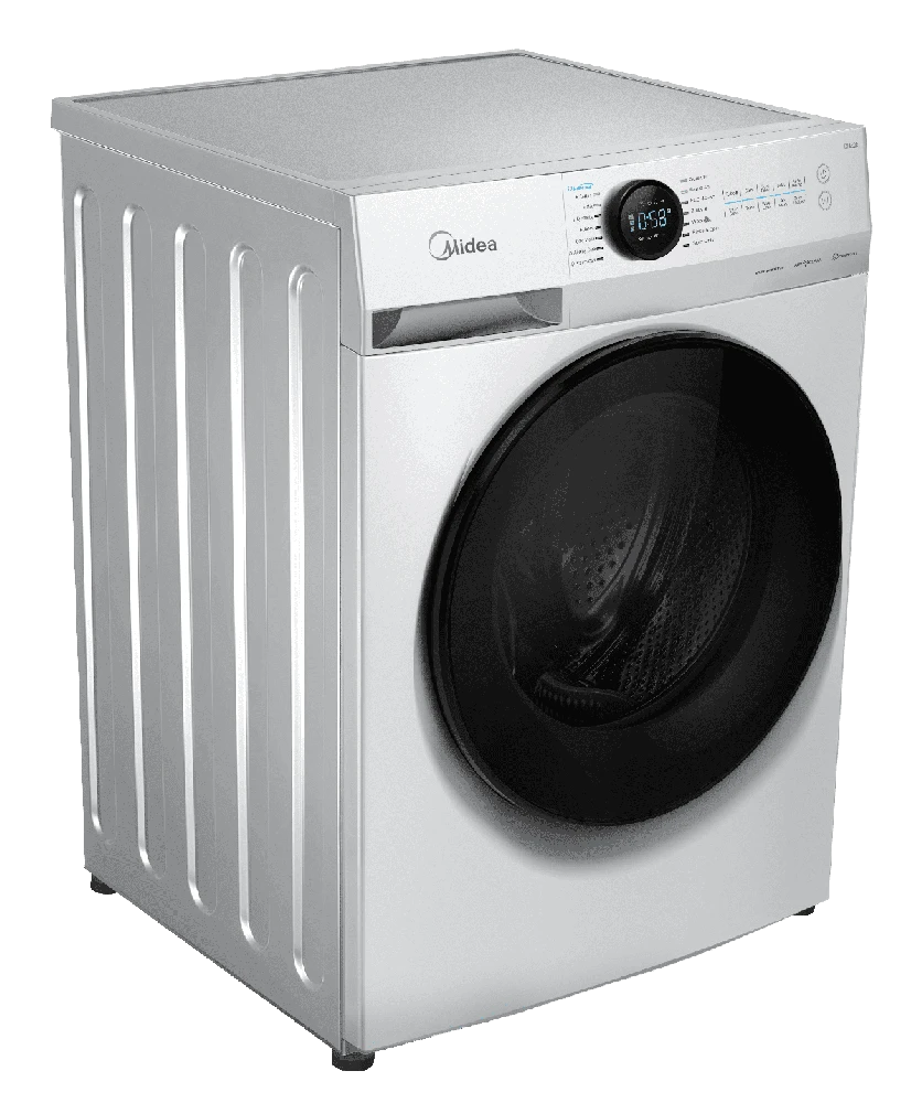 Midea | Skalbimo mašina | MF200W80WB/W-HR | Energy efficiency class A | Front loading | Skalbimo talpa 8kg | 1400 RPM | Gylis 48 cm | Plotis 60 cm | Ekranas | LCD | Steam function | Baltas