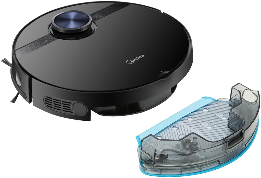 Midea Robotas dulkių siurblys | M7 Evo | Sausas siurbimas | Ličio jonų akumuliatorius | 5200 mAh | Dulkių talpa 0,43 l | 8000 Pa | Juodas