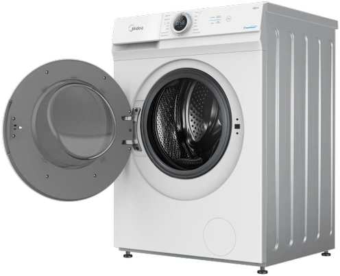 Midea | Skalbimo mašina | MF100W70/W | Energy efficiency class D | Front loading | Skalbimo talpa 7kg | 1200 RPM | Gylis 40 cm | Plotis 60 cm | Ekranas | LED | Baltas