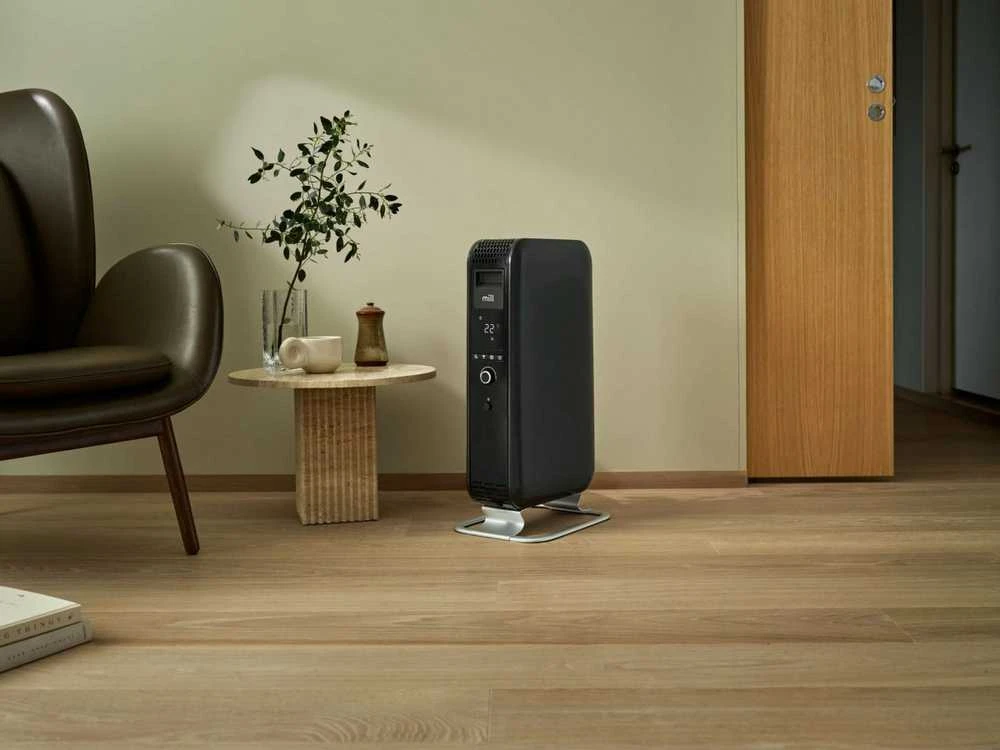 Tepalinis šildytuvas Mill Gentle Air OIL1500WIFI3 GEN3, 1500 W, iki 25 m², Juodas