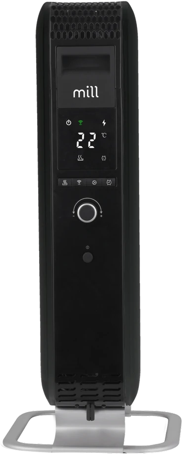 Tepalinis šildytuvas Mill Gentle Air OIL1500WIFI3 GEN3, 1500 W, iki 25 m², Juodas