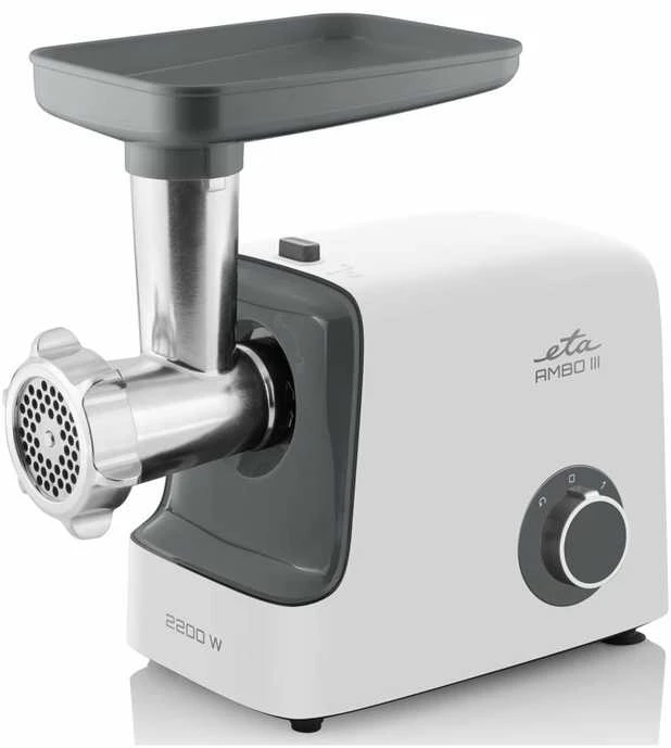 ETA Ambo III mėsmalė | ETA507590000 | Balta | 2200 W | Malimo greitis - iki 2,5 kg / min