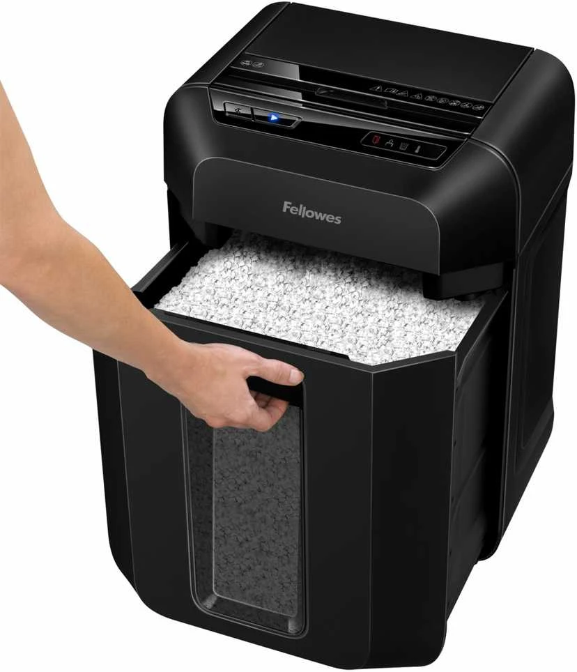 Fellowes Mini-Cut | AutoMAX 90M | Juodas | 17 L | Popieriaus smulkinimas | Kreditinių kortelių smulkinimas