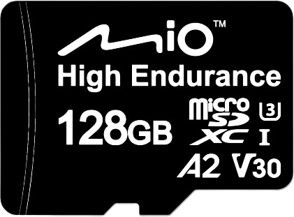 Atminties kortelė Mio High-Endurance | 128 GB | MicroSD | Flash atminties klasė UHS-I