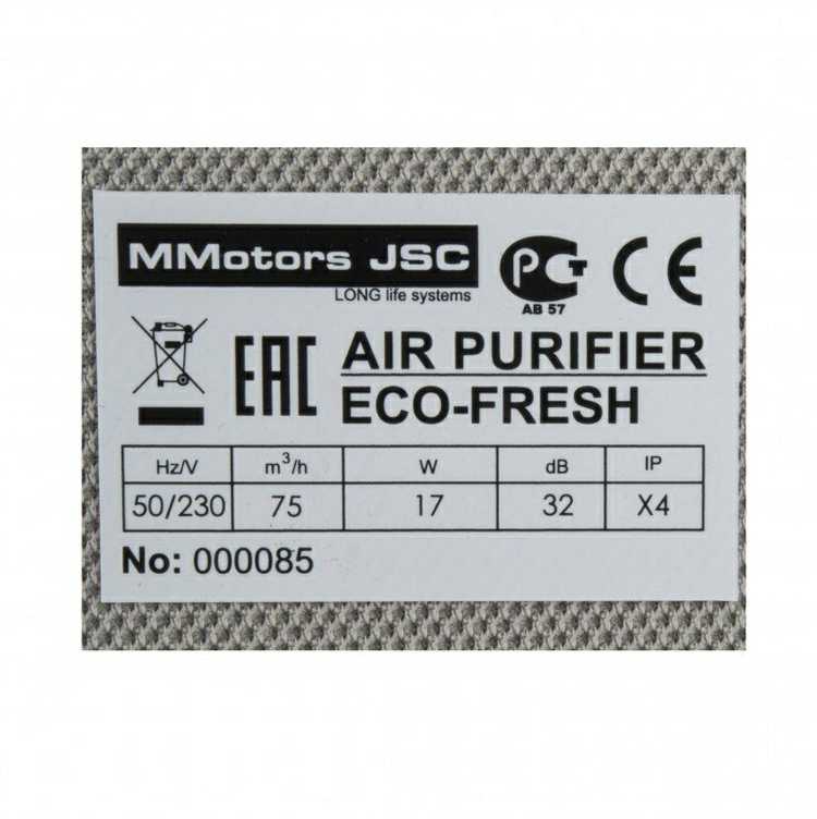 MMotors Oro valytuvas „Eco-Fresh Mini“