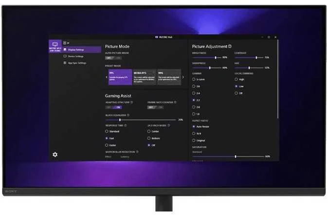 Monitorius Sony INZONE M9II - 160Hz | 4K | 26,9" | IPS | 1 ms