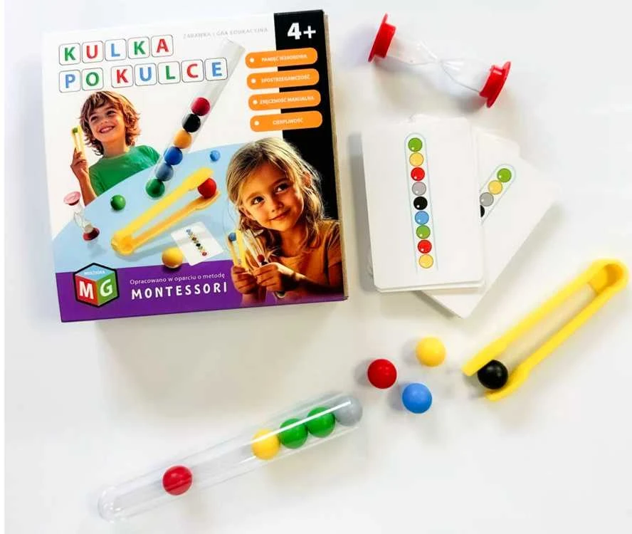 „Multigra Multigame Montessori“ edukacinis žaidimas „Kamuolys po kamuoliuko“ GR0786