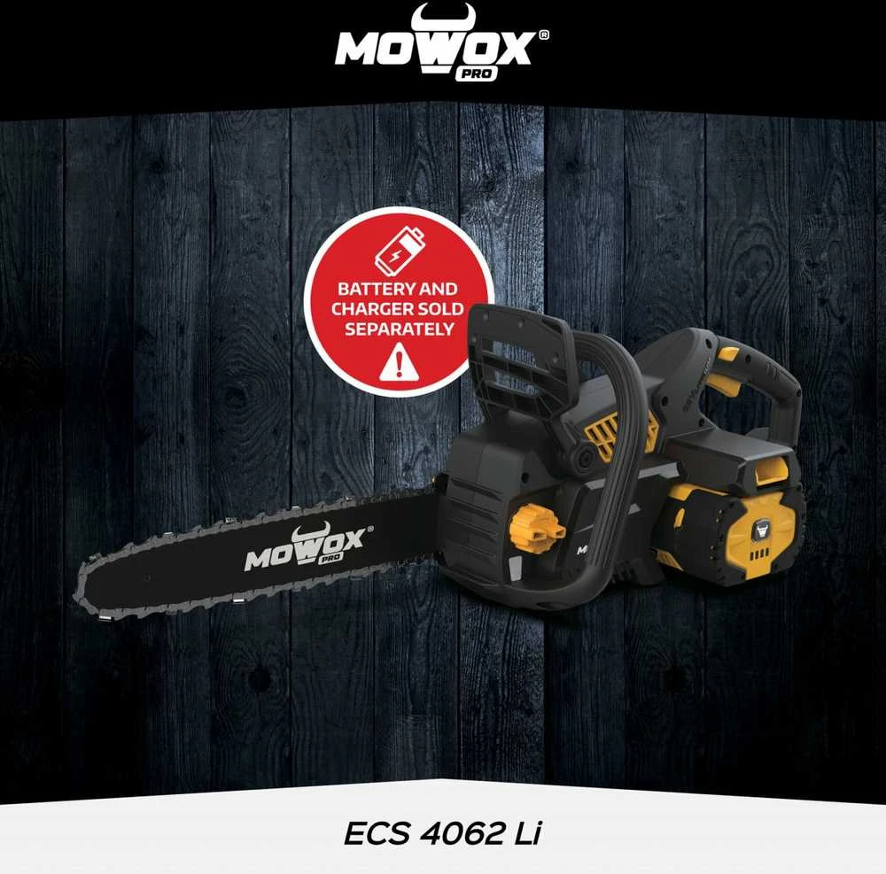 Mowox® ECS 4062 Li akumuliatorinis grandininis pjūklas (be akumuliatoriaus ir kroviklio)