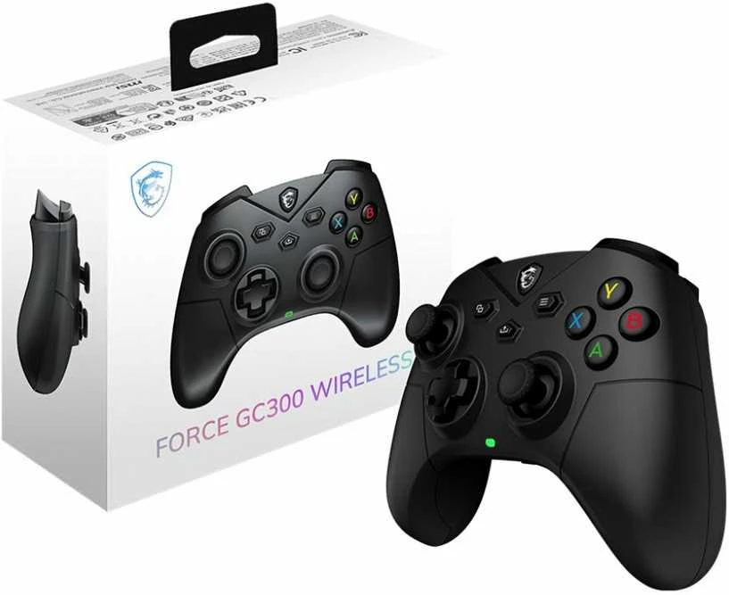 MSI žaidimų valdiklis | FORCE GC300 WIRELESS | Juodas | Belaidis
