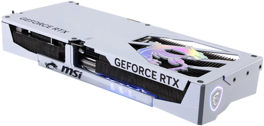 MSI GAMING GEFORCE RTX 5080 16G TRIO OC Baltas vaizdo plokštė NVIDIA 16 GB GDDR7