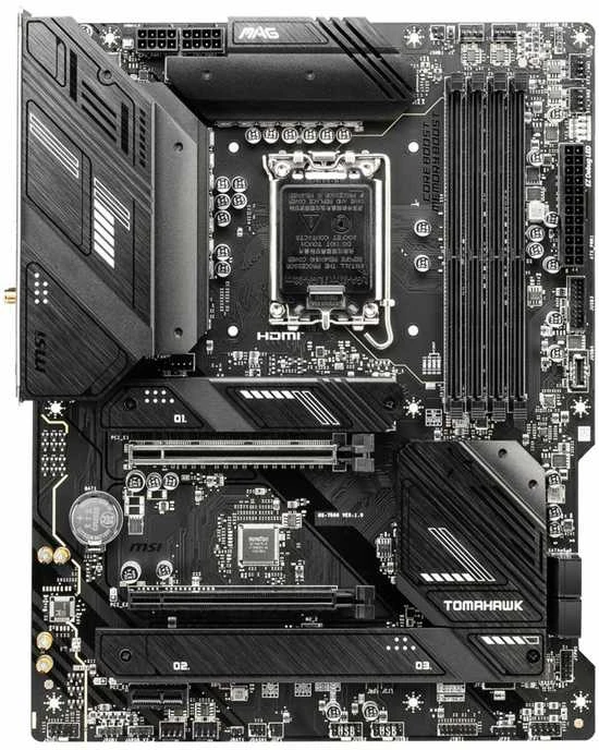 Pagrindinė plokštė MSI MAG B760 TOMAHAWK WIFI | Intel B760 Express | LGA1700 | ATX | Atmintis DDR5 | Atminties lizdai 4 | 1xPCI-Express 1x | 2xPCI-Express 16x | 3xM.2 | 1xHDMI | 1xDisplayPort