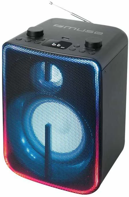 Muse | Bluetooth Party Box Speaker with Baterija | M-1802DJ | 60 W | Bluetooth | Belaidė jungtis | Juodas