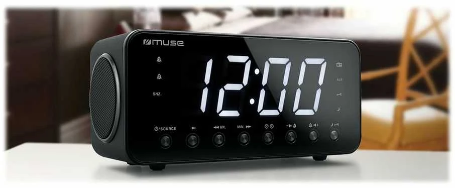 Muse | Clock radio | M-192CR | Juodas