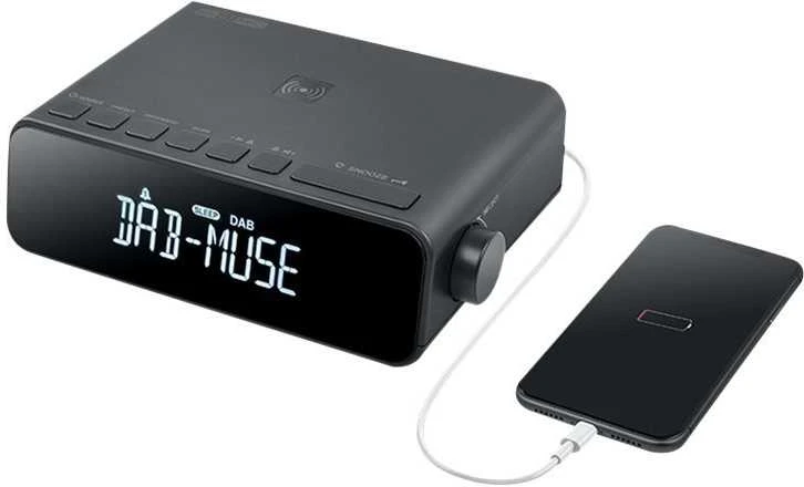 Muse Mūza | DAB+/FM RDS radijas | M-175 DBI | Signalizacijos funkcija | AUX į | Juodas