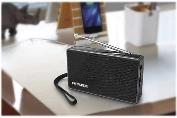 Muse | M-030R | 2-band portable radio | Juodas