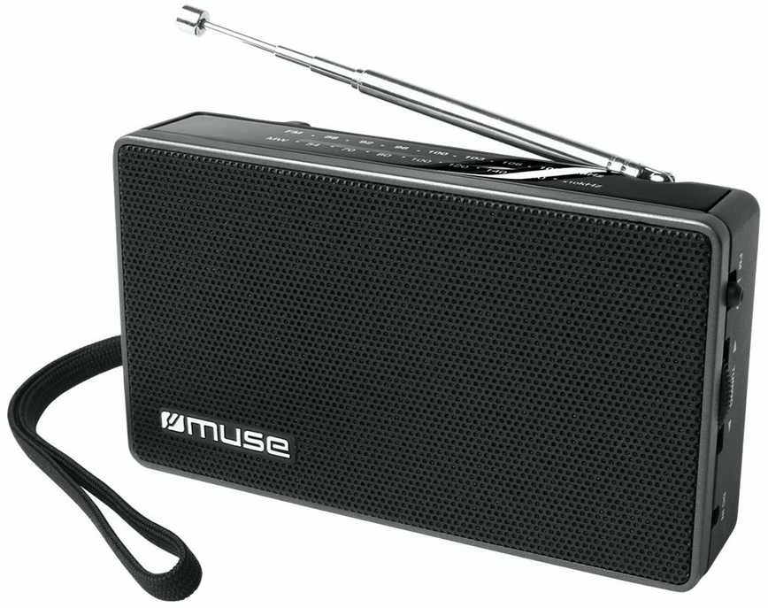 Muse | M-030R | 2-band portable radio | Juodas